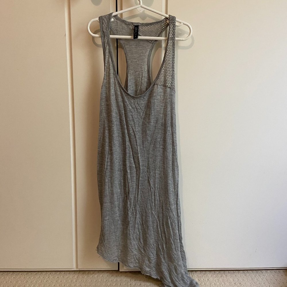 Long Grey Tank Top